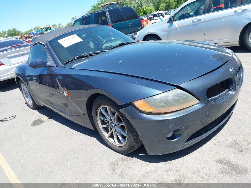 2004 BMW Z4 2.5I VIN: 4USBT33564LS48874 Lot: 39555764