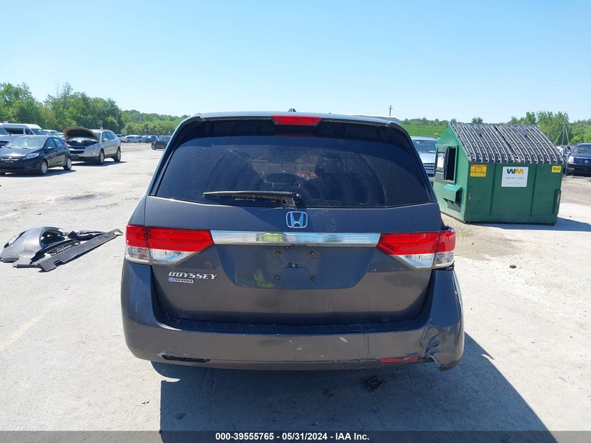 2016 Honda Odyssey Ex-L VIN: 5FNRL5H65GB074000 Lot: 39555765