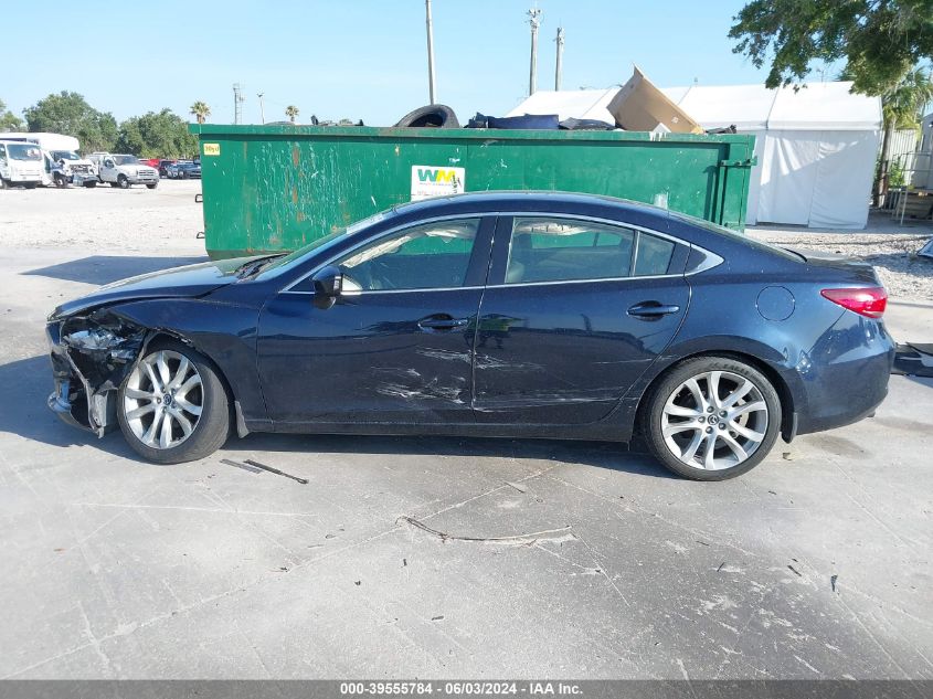 2015 Mazda 6 Touring VIN: JM1GJ1V51F1211023 Lot: 39555784