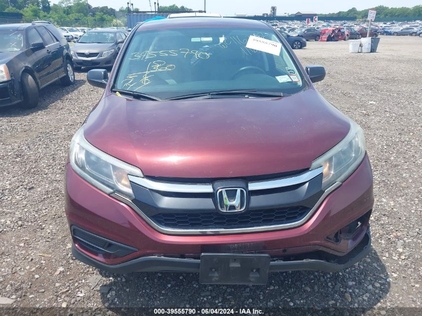 2016 Honda Cr-V Se VIN: 2HKRM4H46GH691123 Lot: 39555790