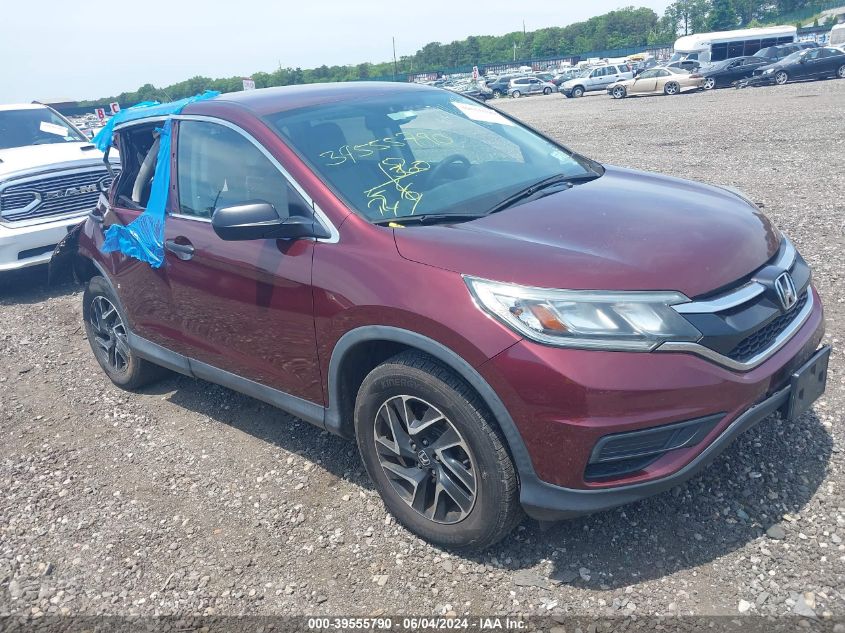 2016 Honda Cr-V Se VIN: 2HKRM4H46GH691123 Lot: 39555790