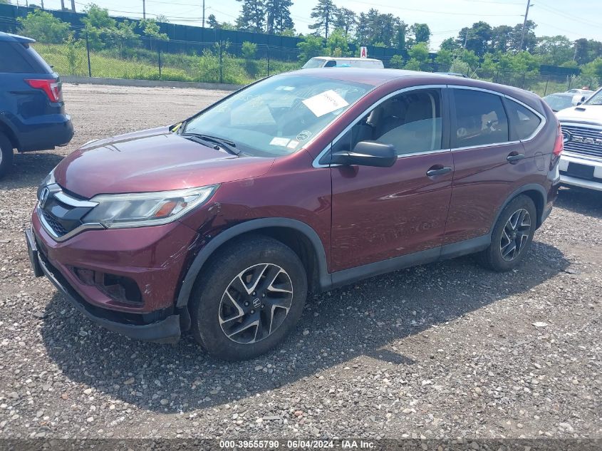 2016 Honda Cr-V Se VIN: 2HKRM4H46GH691123 Lot: 39555790