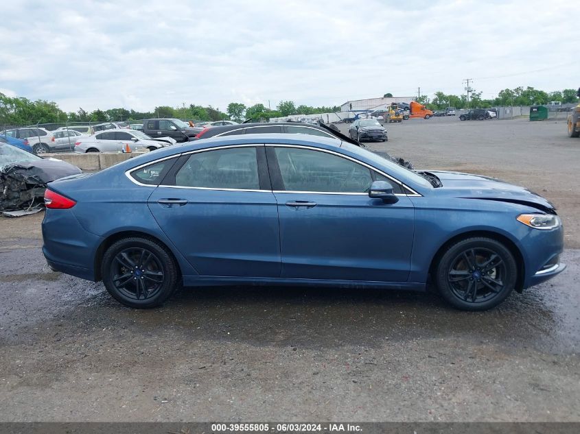 2018 FORD FUSION SE - 3FA6P0HD7JR202581