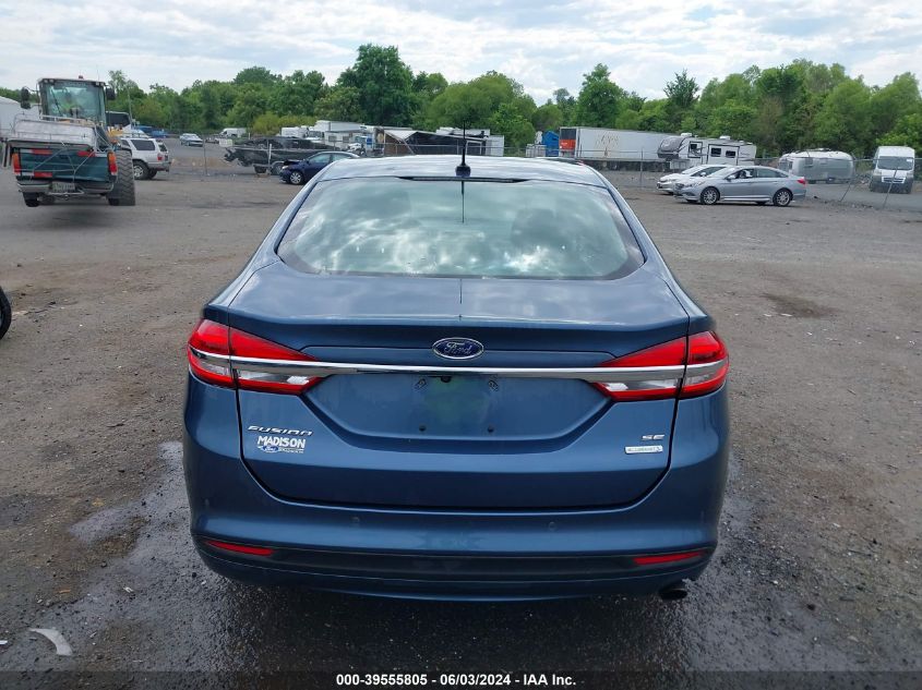 2018 FORD FUSION SE - 3FA6P0HD7JR202581