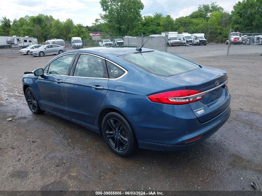 2018 Ford Fusion Se VIN: 3FA6P0HD7JR202581 Lot: 39555805