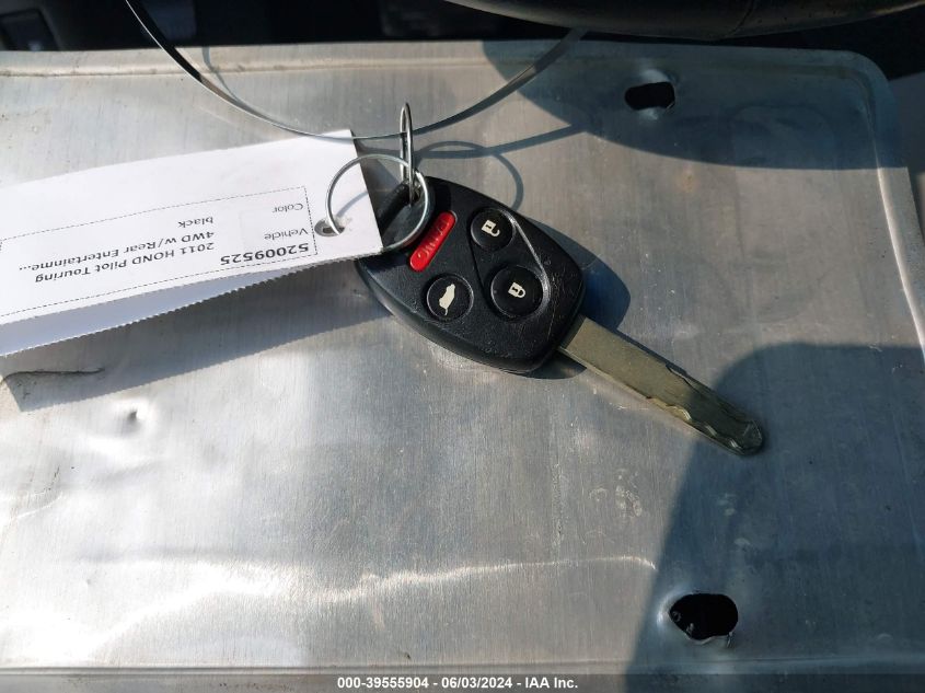 2011 Honda Pilot Touring VIN: 5FNYF4H99BB041243 Lot: 39555904