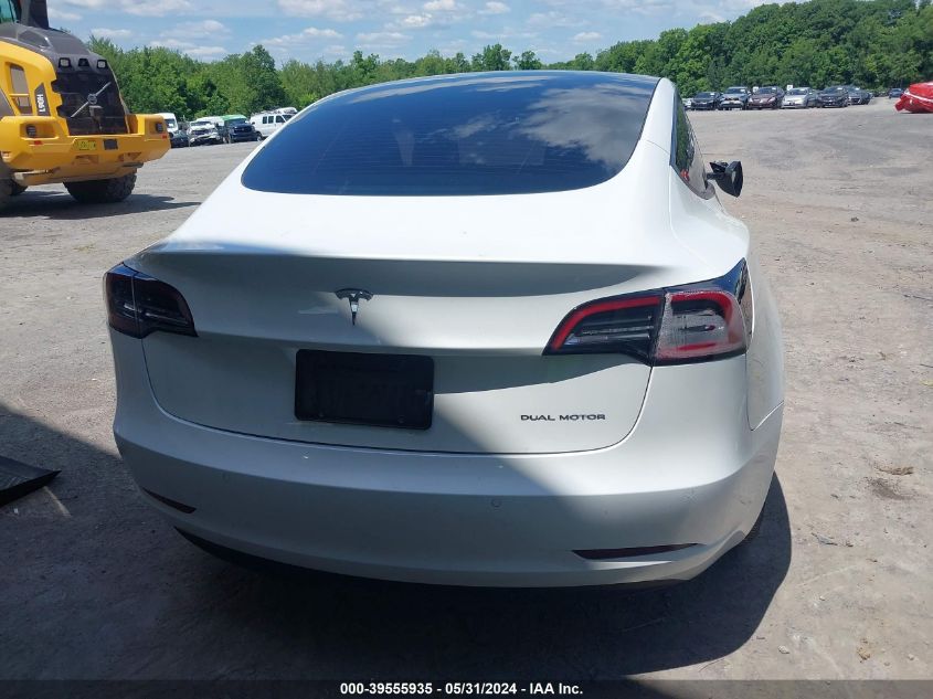 2022 Tesla Model 3 Long Range Dual Motor All-Wheel Drive VIN: 5YJ3E1EB5NF277136 Lot: 39555935