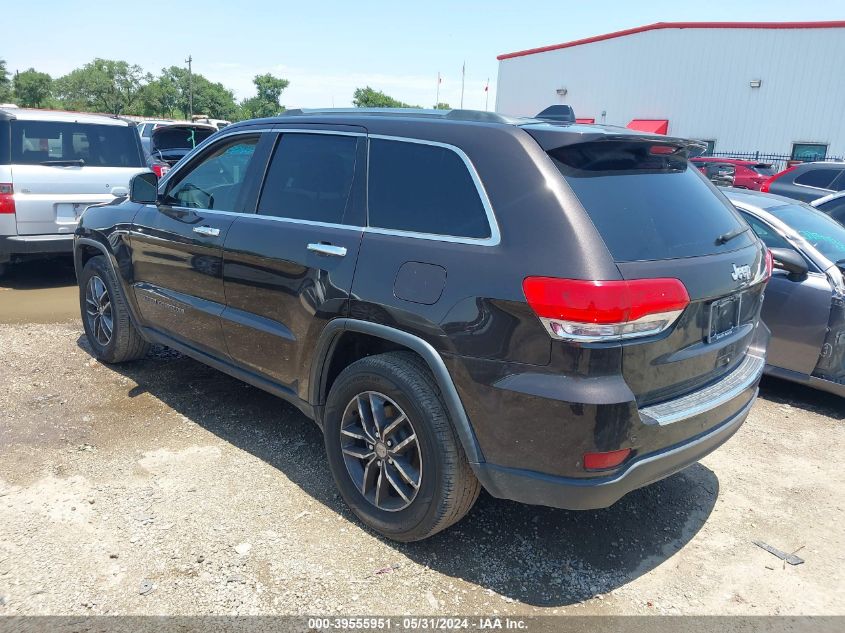 2017 Jeep Grand Cherokee Limited 4X2 VIN: 1C4RJEBG5HC626522 Lot: 39555951