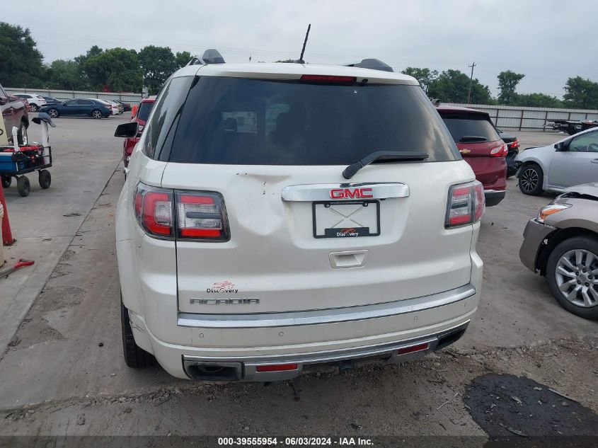 2015 GMC Acadia Denali VIN: 1GKKRTKDXFJ261191 Lot: 39555954