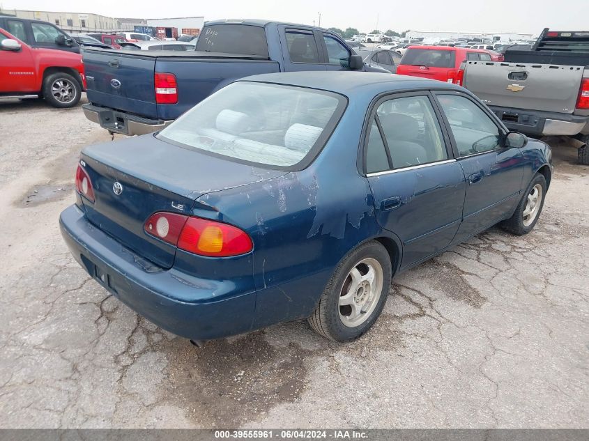 2001 Toyota Corolla Le VIN: 1NXBR12E01Z458205 Lot: 39555961