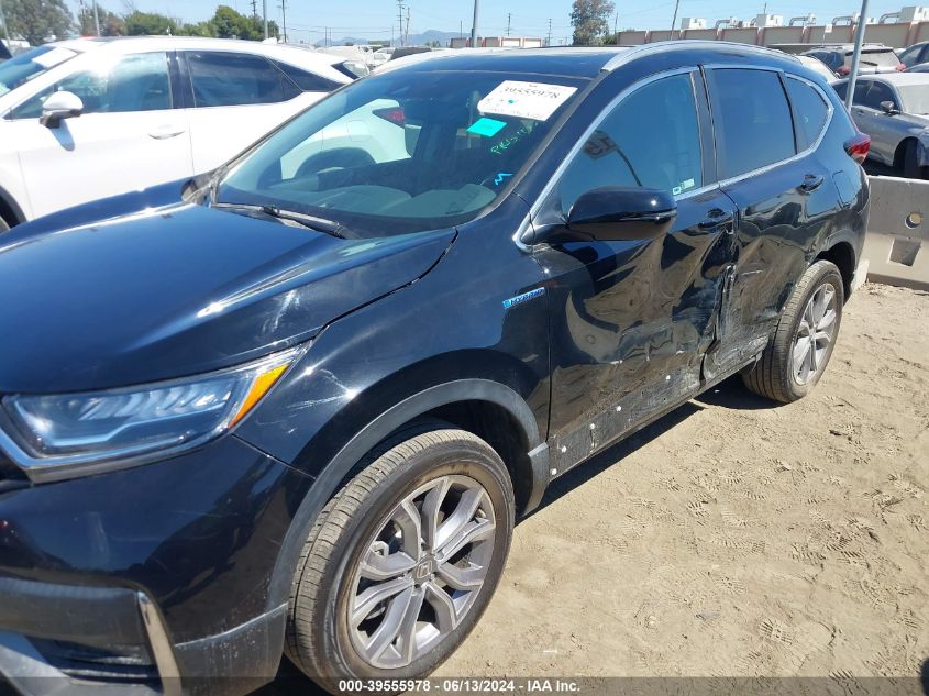 2020 Honda Cr-V Hybrid Touring VIN: 7F8RD6A93LE000458 Lot: 39555978