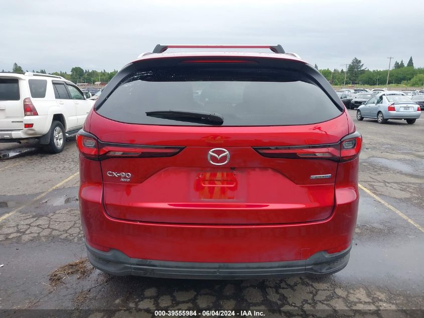 2024 Mazda Cx-90 Phev Preferred VIN: JM3KKBHA7R1132411 Lot: 39555984