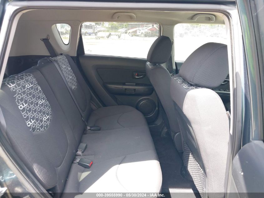 2011 Kia Soul + VIN: KNDJT2A29B7286691 Lot: 39555990
