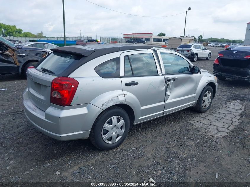 2007 Dodge Caliber VIN: 1B3HB28B17D136964 Lot: 39555993