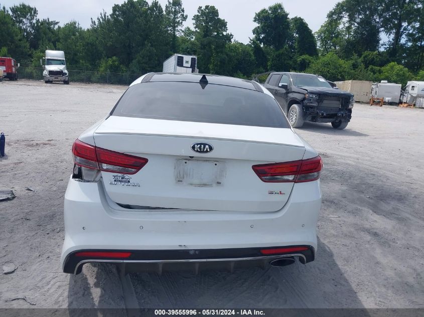 2016 Kia Optima Sxl Turbo VIN: 5XXGV4L27GG015723 Lot: 39555996