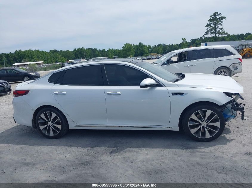 2016 Kia Optima Sxl Turbo VIN: 5XXGV4L27GG015723 Lot: 39555996