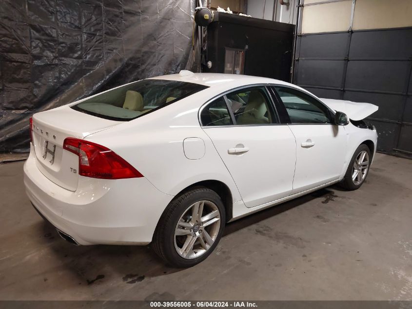 2014 Volvo S60 T5/T5 Platinum/T5 Premier/T5 Premier Plus VIN: YV1612FS9E2281085 Lot: 39556005