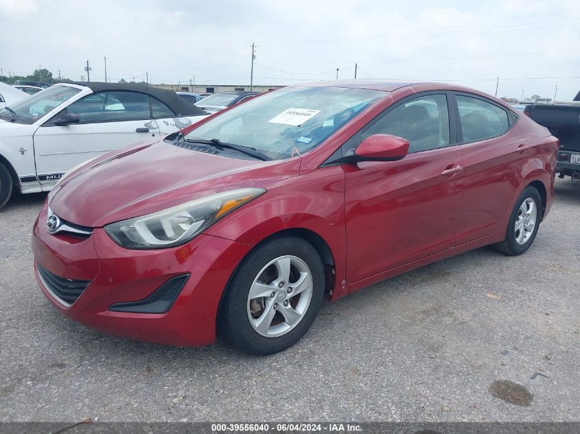 2015 Hyundai Elantra Se VIN: 5NPDH4AE4FH620583 Lot: 39556040