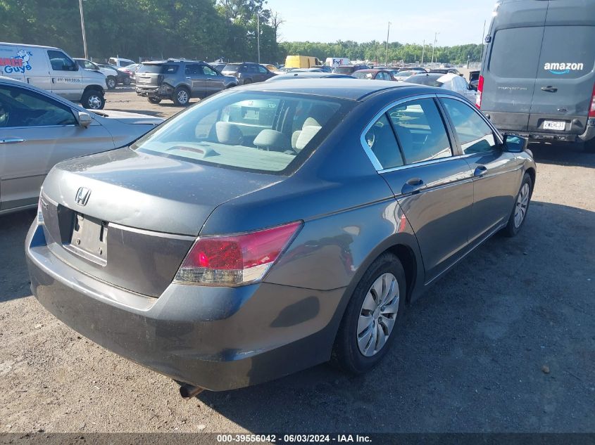 2008 Honda Accord 2.4 Lx VIN: 1HGCP26318A059250 Lot: 39556042