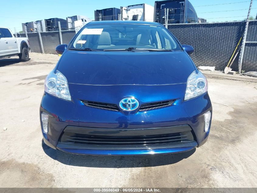 2014 Toyota Prius Three VIN: JTDKN3DU4E0392299 Lot: 39556049