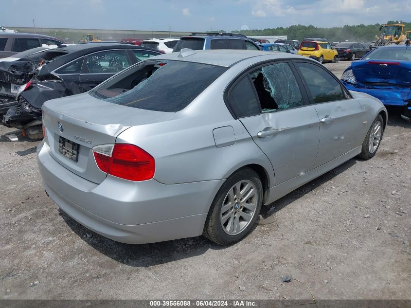 2007 BMW 328Xi VIN: WBAVC73577KP36622 Lot: 39556088