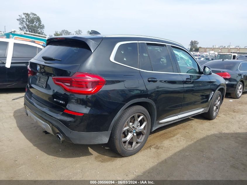 2021 BMW X3 SDRIVE30I - 5UXTY3C07M9F52715