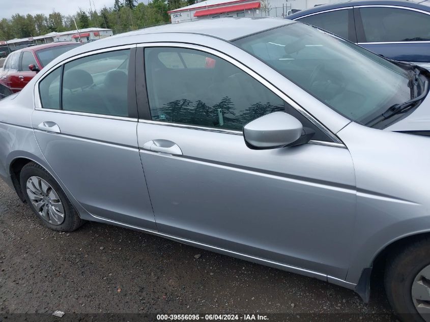 2011 Honda Accord 2.4 Lx VIN: 1HGCP2F31BA059563 Lot: 39556095