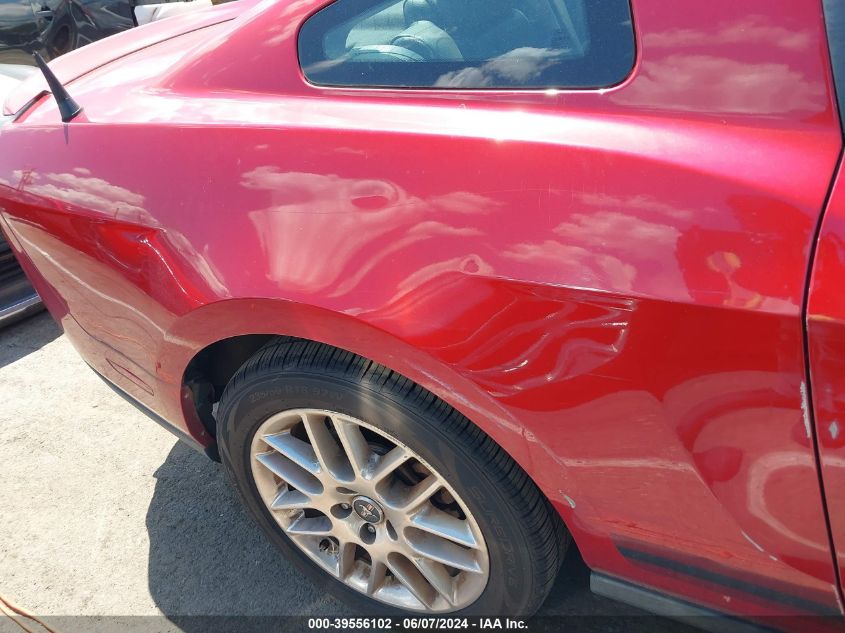 2012 Ford Mustang V6 Premium VIN: 1ZVBP8AM9C5244271 Lot: 39556102