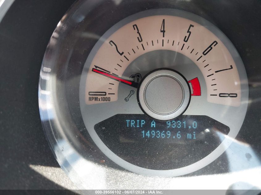 2012 Ford Mustang V6 Premium VIN: 1ZVBP8AM9C5244271 Lot: 39556102