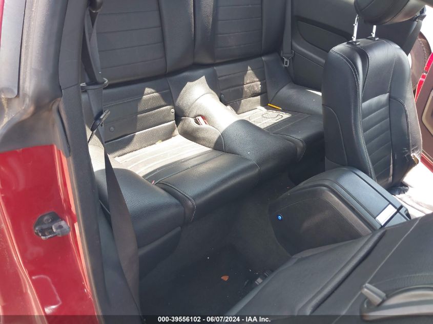 2012 Ford Mustang V6 Premium VIN: 1ZVBP8AM9C5244271 Lot: 39556102