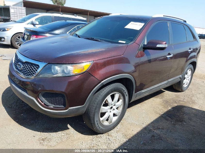 2012 Kia Sorento Lx V6 VIN: 5XYKT4A25CG243339 Lot: 39556105