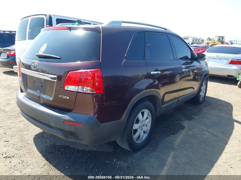 2012 Kia Sorento Lx V6 VIN: 5XYKT4A25CG243339 Lot: 39556105