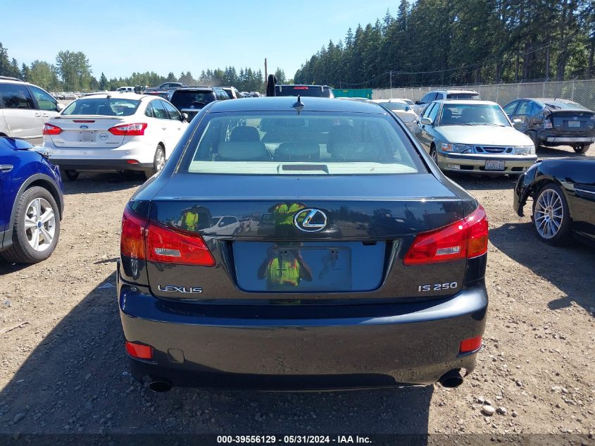 2007 Lexus Is 250 VIN: JTHBK262772053394 Lot: 39556129