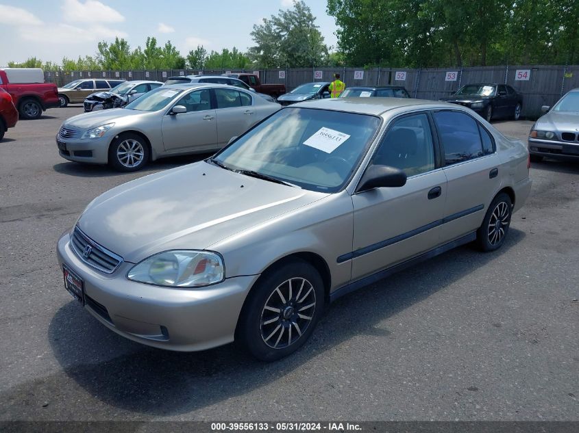 2000 Honda Civic Lx VIN: 2HGEJ6673YH536282 Lot: 39556133