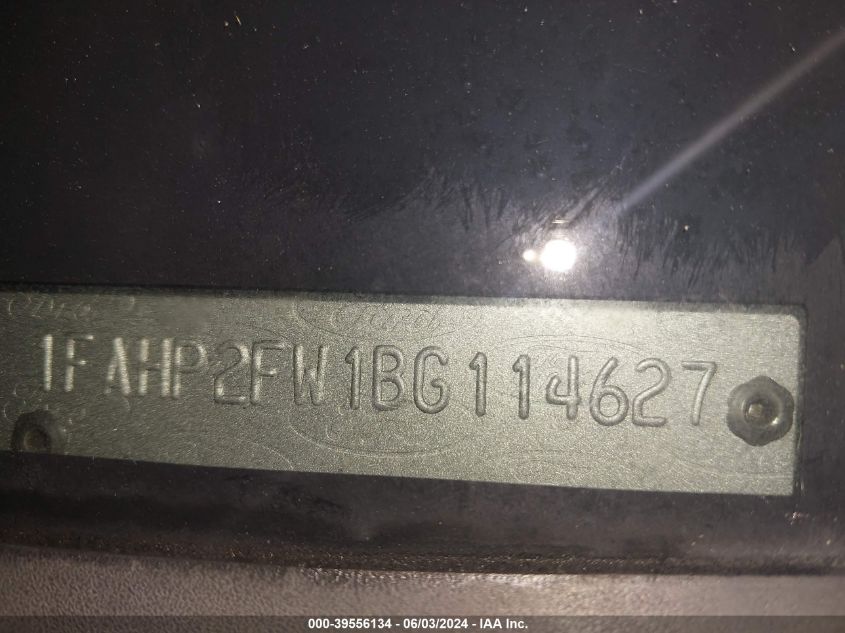 2011 Ford Taurus Limited VIN: 1FAHP2FW1BG114627 Lot: 39556134