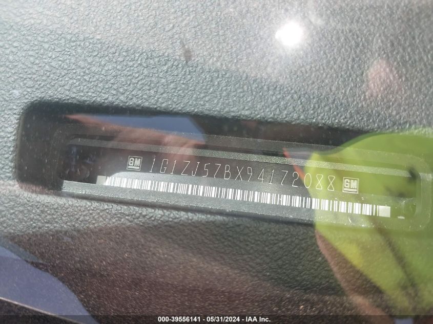 2009 Chevrolet Malibu Lt VIN: 1G1ZJ57BX94172088 Lot: 39556141