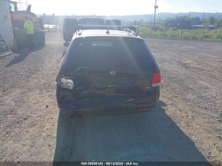 2012 Volkswagen Jetta Sportwagen 2.0L Tdi VIN: 3VWML7AJ0CM611055 Lot: 39556143