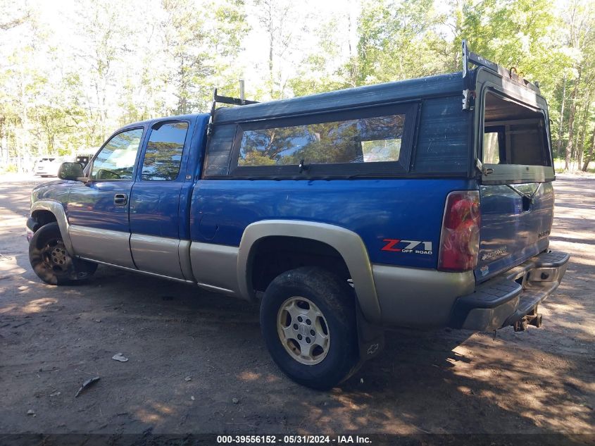 2003 Chevrolet Silverado 1500 Ls VIN: 1GCEK19T23Z138920 Lot: 39556152