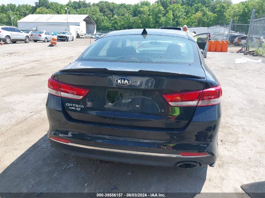 2018 Kia Optima Lx VIN: 5XXGT4L32JG262928 Lot: 39556157
