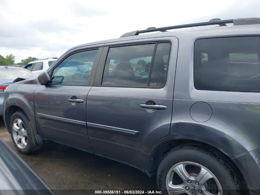 2014 Honda Pilot Ex-L VIN: 5FNYF3H52EB004451 Lot: 39556191