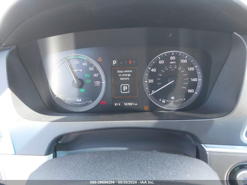 2016 Hyundai Sonata Hybrid Se VIN: KMHE24L14GA029206 Lot: 39556204