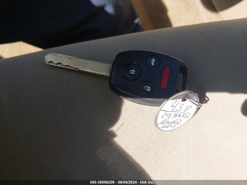 2009 Honda Accord 2.4 Lx VIN: JHMCP26339C006620 Lot: 39556209