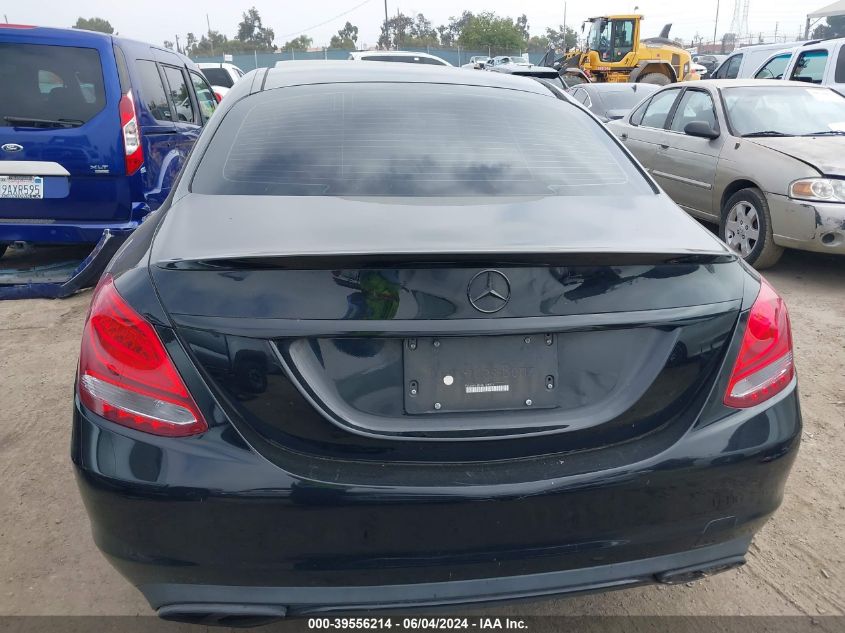 2016 Mercedes-Benz C 300 Luxury/Sport VIN: 55SWF4JB5GU104476 Lot: 39556214