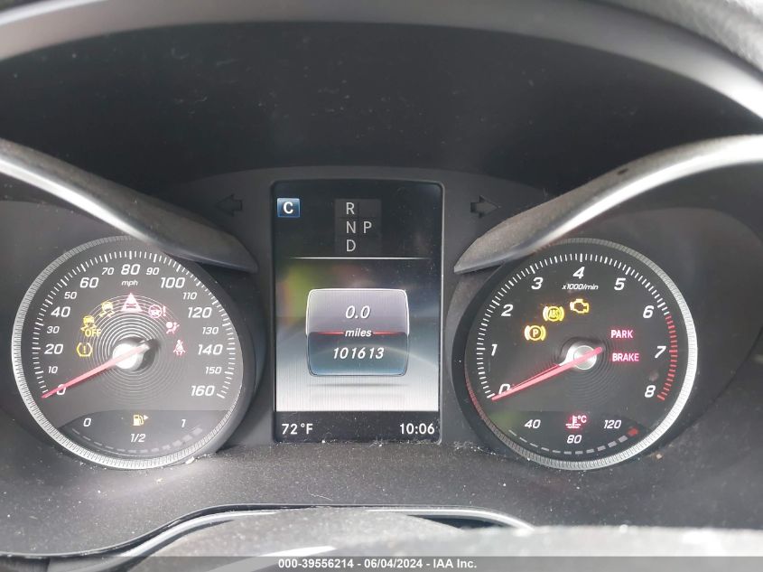 2016 Mercedes-Benz C 300 Luxury/Sport VIN: 55SWF4JB5GU104476 Lot: 39556214