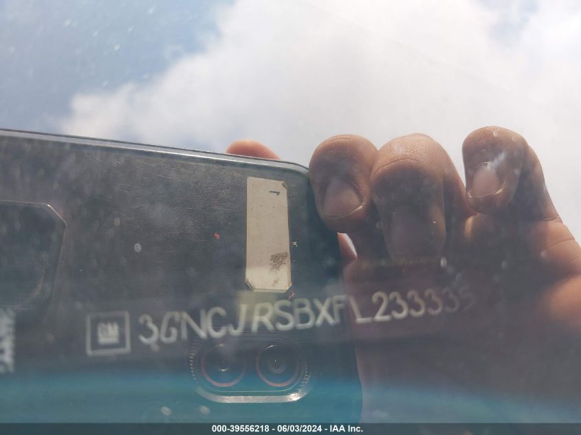2015 Chevrolet Trax Lt VIN: 3GNCJRSBXFL233335 Lot: 39556218