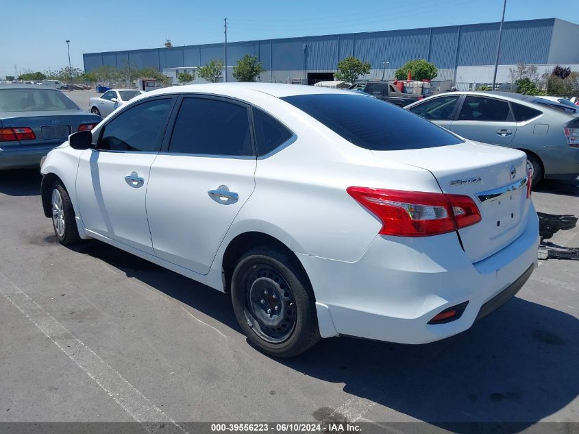 2019 Nissan Sentra S VIN: 3N1AB7AP7KY406095 Lot: 39556223