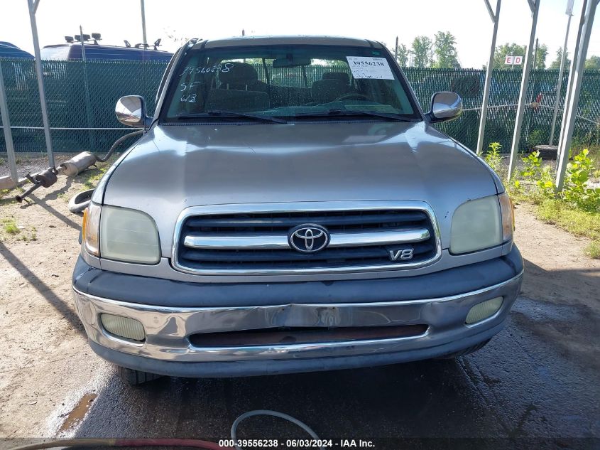 2002 Toyota Tundra Sr5 V8 VIN: 5TBBT441X2S265348 Lot: 39556238