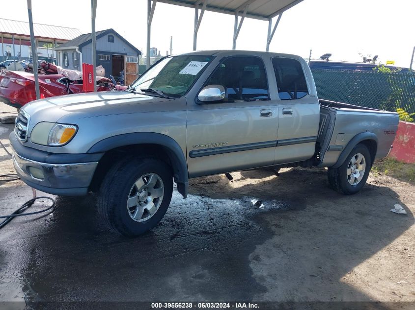 2002 Toyota Tundra Sr5 V8 VIN: 5TBBT441X2S265348 Lot: 39556238