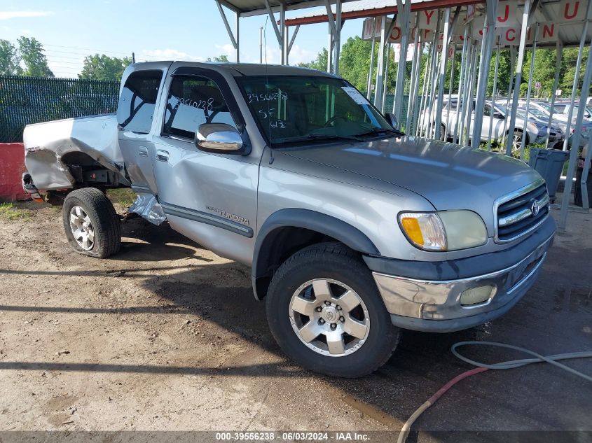 2002 Toyota Tundra Sr5 V8 VIN: 5TBBT441X2S265348 Lot: 39556238