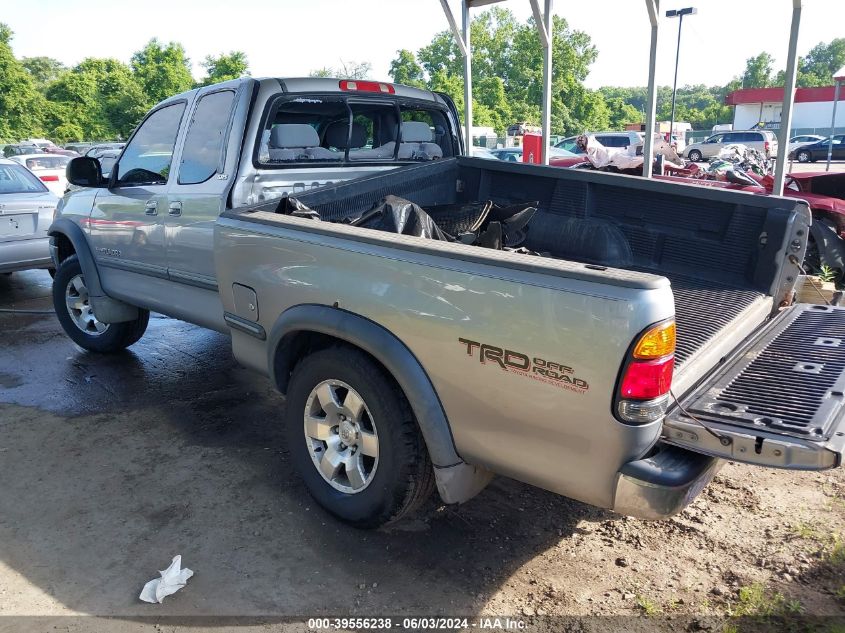 2002 Toyota Tundra Sr5 V8 VIN: 5TBBT441X2S265348 Lot: 39556238